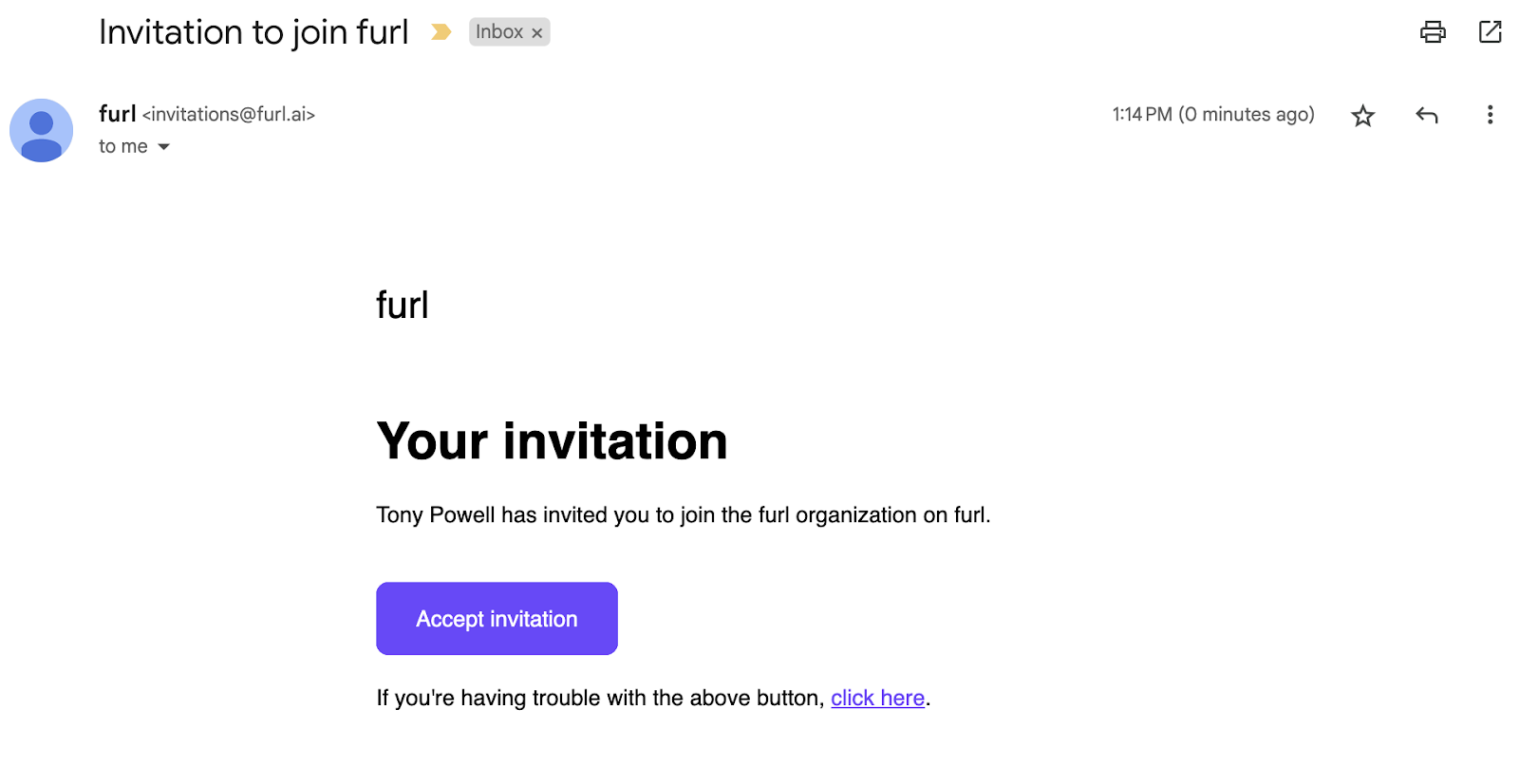 Your Invitation to join furl